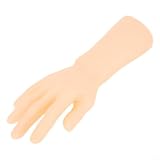 Mannequin Mannequin Rechte Hand Display Ständer für Ringe, Armbänder, Uhren – verstellbare Silikon-Übungshand für Nagelkunst-Training, 30 cm