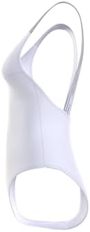 Calvin Klein Damen Badeanzug One Piece Tiefer Rücken, Weiß (Pvh Classic White), L
