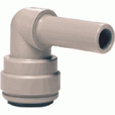 John Guest Grey Push Fit Stem Elbow 3/8 X 1/4 Inch