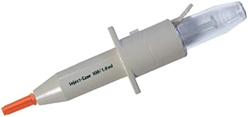 Ambimedinc Inject-Ease, Syringe Injector for Subcutaneous Injections or Needle Depths of 1/2" or Less Using a 1ml, 1/2ml, or 1/3ml Insulin Syringe with a Fixed-Tip Needle