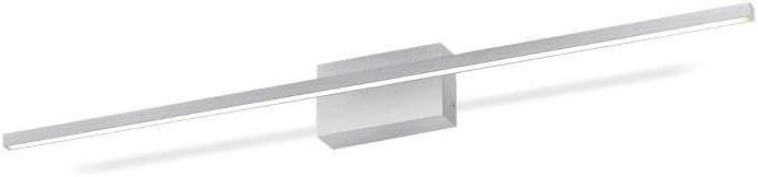 Kuzco Lighting Vega Minor 36" Vanity Light | Brushed Nickel Finish | White Acrylic Diffuser | Modern LED Bathroom Wall Fixture | Made of Aluminum and Acrylic | 36" W x 3" H x 2.13" E | VL18236-BN