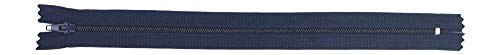 Image of Mandala Crafts 60 PCs Navy Blue Closed-End 22 Inch Nylon Zippers for Sewing