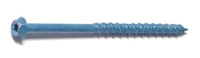 51210 0.19 x 3.25 in. Star Hex Head Masonry Screw - 100 Pack