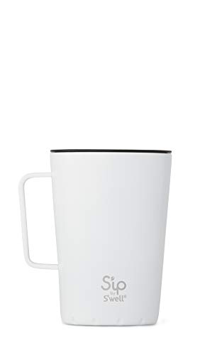 S'ip by S'well Stainless Steel Takeaway Mug - 15 Fl Oz - Flat
