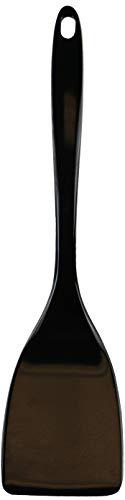 Spatula, Turner for Non-stick pans, Heat Resistant, Flipper, BPA Free Melamine Utensil with Ergonomic Handle by Reston Lloyd 11 inch, Black