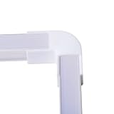 Aftertech WSPÓŁ KĄTOWY DO PROFILI ALUMINIOWYCH AFTERTECH CURVA 90° ZŁĄCZENIE PLASTICZNE (dla profili 1715 - BIAŁY - M4H3)
