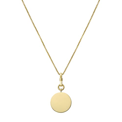 Fossil Women's Gold-Tone Necklace, Color: Gold Tone (Model: Jf03934710) #TOP1