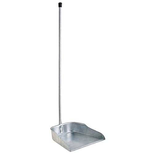 ORYX 5100118 Recogedor Galvanizado con Mango 77 cm, Metal, Multicolor, Unico Cover