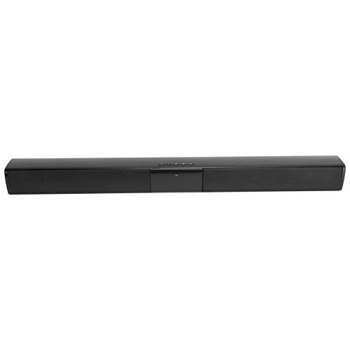 Zunate Barre de Son - Barre de Son pour téléviseur Home Cinéma avec 4 Haut-parleurs Surround à Gamme complète de 5 W, Prise en Charge Bluetooth, Audio 3,5 mm, Carte mémoire