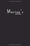  Marine\'s notebook: Journal with name for Marine  Cadeau Carnet Personalisé avec Nom pour Filles Femmes  Customized Notebook Gift for girls female Friends Sister Wife Family Member