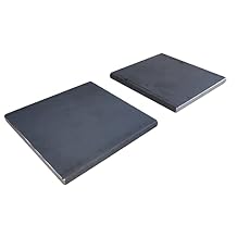 Weldable Hot Rolled Mild Steel Plate 4", Square - 1/4", 2 Pack