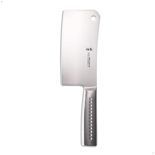 Cleaver Knife, MATTSTONE HILL 7 Inch Meat Cleaver, Heavy Duty Bone Chopper - 7Cr17Mov Carbon Steel, Butcher Knife, Bone Cutting Knife