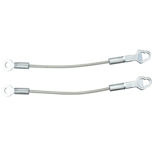 RLB-HILON Tailgate Cable Compatible with Polaris Ranger 500 700 800 900D 2005-2016, 7081215 7081445, Lift Gate Support Straps Pickup