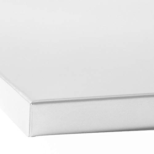 Totalelement 28 X 14 Inch Magnet Board, Frameless Metal Magnetic Bulletin Board, Notice/Message Board For Wall, Brushed Stainless Steel #TOP2