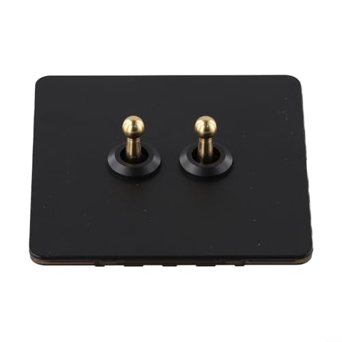 Interrupteur mural robuste en acier inoxydable, type 86, conçu pour la sécurité et l'efficacité dans les environnements intérieurs (2 voies)