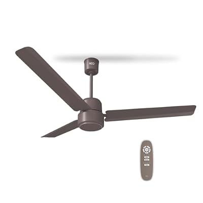 Havells REO BLDC 1200MM 5 Star Rated Ceiling Fan| Air Flow: 220 CMM| Speed: 350 RPM|Watt: 33W| Reverse Rotation Mode| Timer Setting| 2 Year Door Step Warranty By Manufacturer (Unnovate, Stone Grey)
