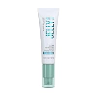 Maybelline New York Poreless Jelly Blurring Primer, Porenfreie Haut mit Frischekick, Mit Niacinamid für eine mit Feuchtigkeit versorgte Haut, Make-up-Halt für bis zu 24 Stunden, Vegane Formel, 30ml