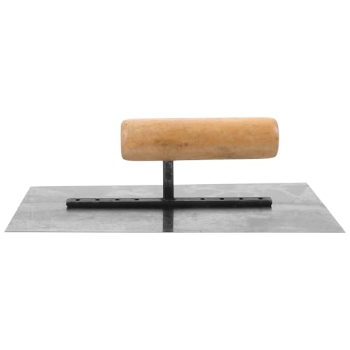 GALPADA Llana de Acero con Mango de Madera para Masilla Paleta Manual Multiusos para Enlucir Paredes y Alisar Mortero Construcción
