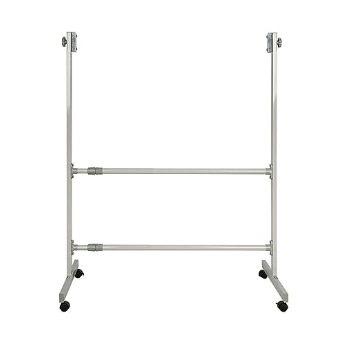 HEJUNX Soporte metálico móvil versátil para Pizarra Blanca de 90 x 120 cm, Soporte Ajustable para Pizarra de borrado en seco, Ideal para escuelas, aulas, oficinas y Espacios domésticos.