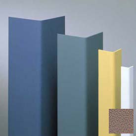 Surface Mounted Corner Guard, 90, 1-1/2" Wings, 4'H, Café Au Lait, Undrilled Vinyl