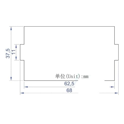 Ampèremètre numérique LED 0,39 pouce haute précision DC 10A