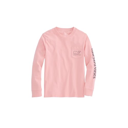 vineyard vines Girls' Vintage Whale Long-Sleeve Pocket Tee2