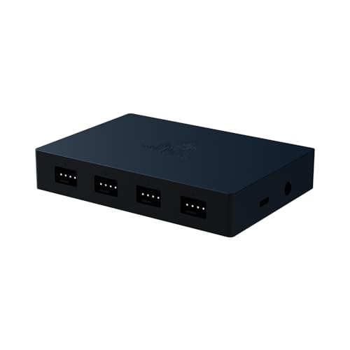Razer PWM PC Fan Controller - PC Fan Controller (Connect up to 8 Fans, Custom Fan Curve Profiles, Convienient Fan Monitoring, Thin Profile) Black