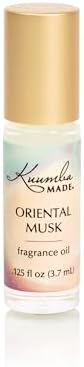 Kuumba Made Oriental Musk Fragrance Oil, Long-Lasting Small-Batch Perfume Roller, Vegan, Alcohol-Free, .125 Fl Oz
