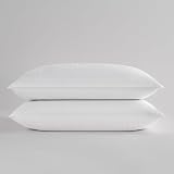 Picture of Sobel Westex: 2 Pack Hotel Sobella Bed Pillows for Sleeping | Side Sleeper Pillow | Hotel Quality, 300 TC, 100% Cotton Case | Hypoallergenic, Soft, Machine Washable, 2 Pack - Standard Size