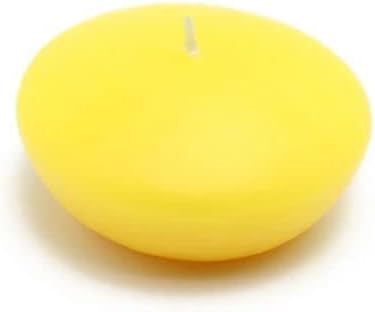 CFZ-049-6 3 in. Floating Candles Yellow - 72 Piece