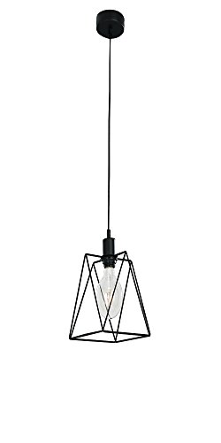 Faneuropelighting - Fan Europe santana Drahtgestell Pendelleuchte Schwarz 26x26x25cm
