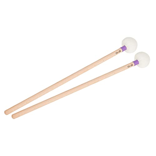 YARNOW 2 piezas baquetas para timbal con cabeza de fieltro miniatura 2