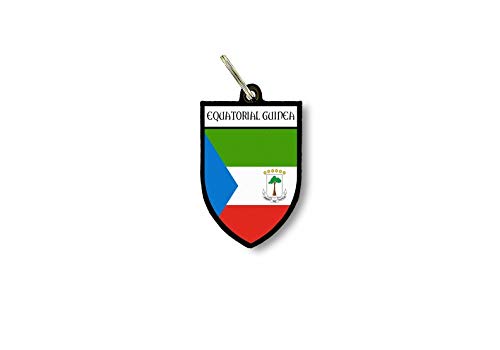Porte cles clefs cle Drapeau Collection Ville Blason guinee equatoriale
