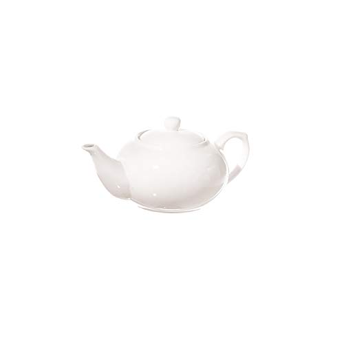 Bote de té la Porcellana de cerámica blanca y tarro decorativo con caja de regalo