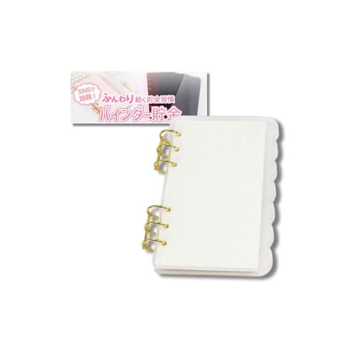 ikomaido �o�C���_�[���� �؍� A6 �A�N�����o�C���_�[ �����Ǘ� �t�@�C�� �ƌv�Ǘ� �����t�@�C�� �������� �������� �_�J�[�u�f�U�C�� 5�F�W�J ���t�B��5�� ������ ���킢�� �\�Z�Ǘ� (�N���A)