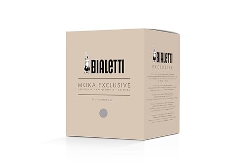 Image of Bialetti Mocha Exclusive Silver 3 Cup Open Fire (Coffee Maker, Espresso Maker, Makinetta)