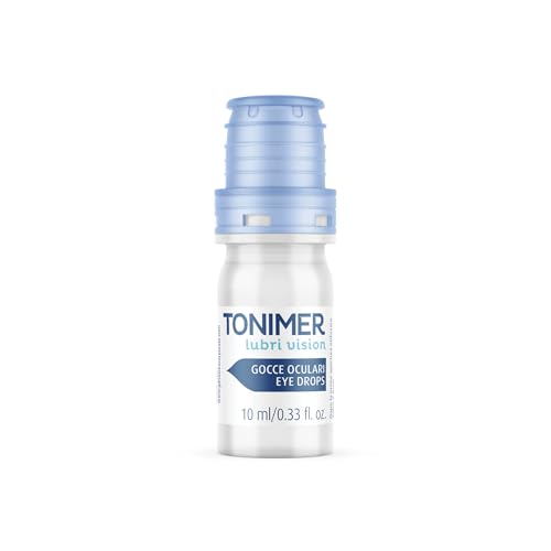 Tonimer Lubri Vision Gocce Oculari 10 ml – Idratante e Lubrificante – Sollievo Occhi Secchi e Irritati – Compatibile con Lenti a Contatto – Senza Conservanti