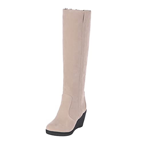 Bottes à talon moyen contre le froid : style tige haute et confort chaud garanti