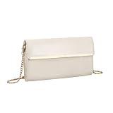 Marco Tozzi Damen Handtasche 2-2-61003-29 Clutch, Cream PATENT