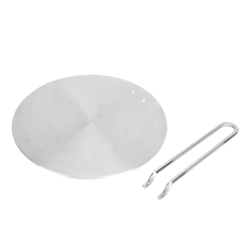 Alipis Induction Cooker Adapter Heat Diffuser Converter Plate for Kitchen Induction Disk Stainless Steel Cookware