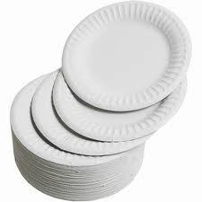 Deli Supplies 1000 x 9 Round White Paper Plates Disposable 22cm Great for Parties Plate