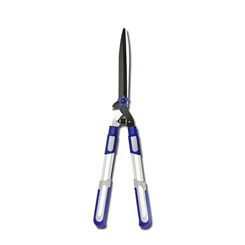 XAoSCd Hedge Shears Gardening Tools Garden, Telescopic Hedge Shears Straight Shock Absorbing Bumper Tree Trimmers Adjustable For Trimming Borders Topiaries Boxwood,