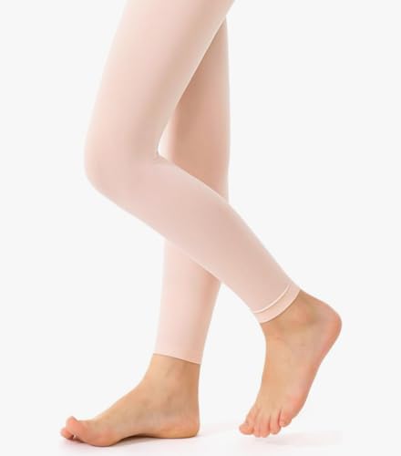 Pink tight girl's dance ballet footless medium freestyle danskins size 7-102