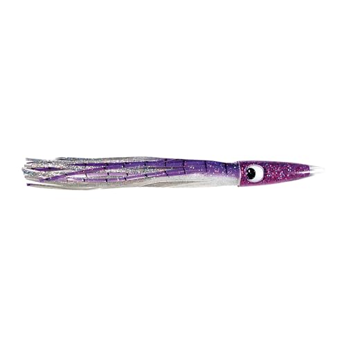 C&H Wahoo Whacker Fishing Lure | High Speed Trolling Lure for Saltwater Fishing | Stainless Steel Spear Point Hook UV Skirt | Purple Pearl 6 oz 170 g 12.5 in 31.75 cm