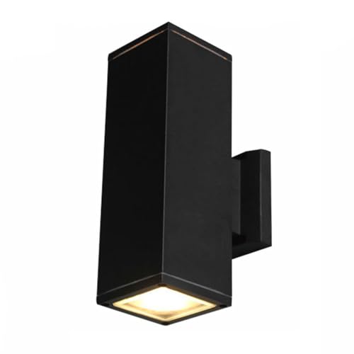 Aplique de Pared LED, Aplique de Pared IP65, luz LED Exterior hacia Arriba y hacia Abajo para balcón, Patio, jardín