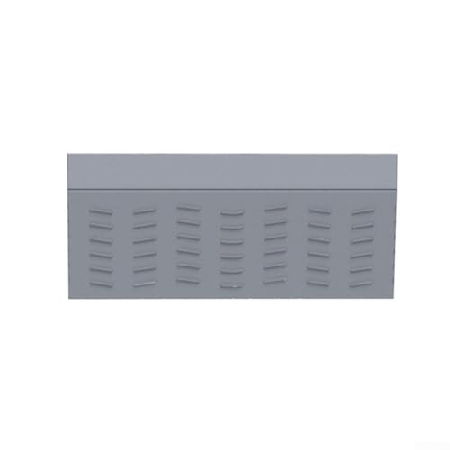 Honseadek Barre de seuil en gel de silice pour robot balayeur, tapis de pente de 58 cm avec bords arrondis, épissure multi-module, capacité d'escalade améliorée (gris, 20 cm)