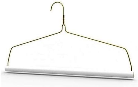 Homeneeds 16" Inch Strut Hanger 14.5 Gauge - Gold, for Dry Cleaners or Home (Gold-Drape, 18" Inch Strut)