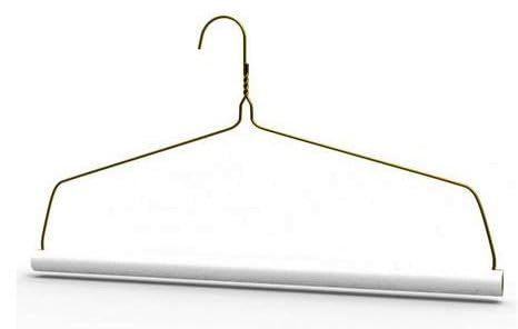 Mawa by Reston Lloyd Non-Slip Space-Saving Clothes Hanger For Belts with 4-Hooks, Style GH, Set of 5, Silver