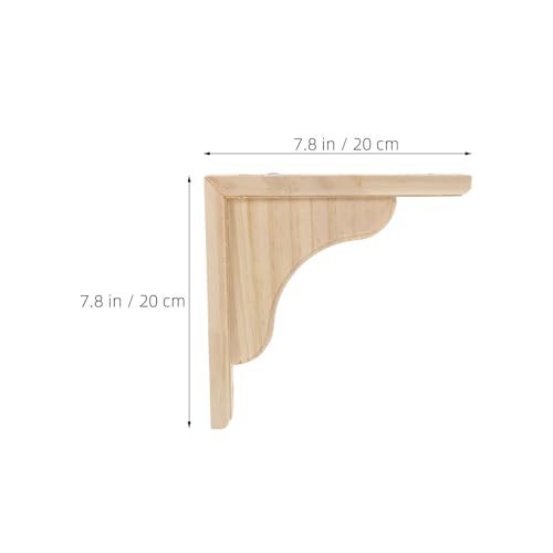 Support étagère mural en bois triangle pour résoudre le manque de rangement mural