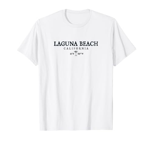 Regalo Laguna Beach California Palm Tree Surf Beach Camiseta
